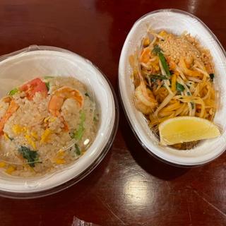 エビチャーハン ＋ パッタイ