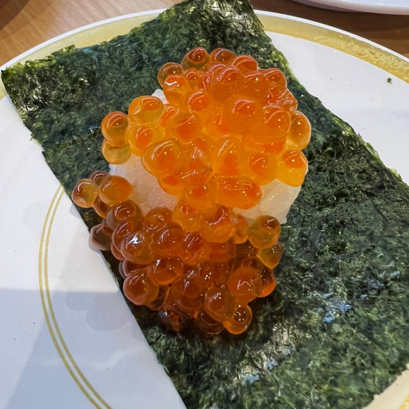 北海道産いくら包み(かっぱ寿司 三木店)