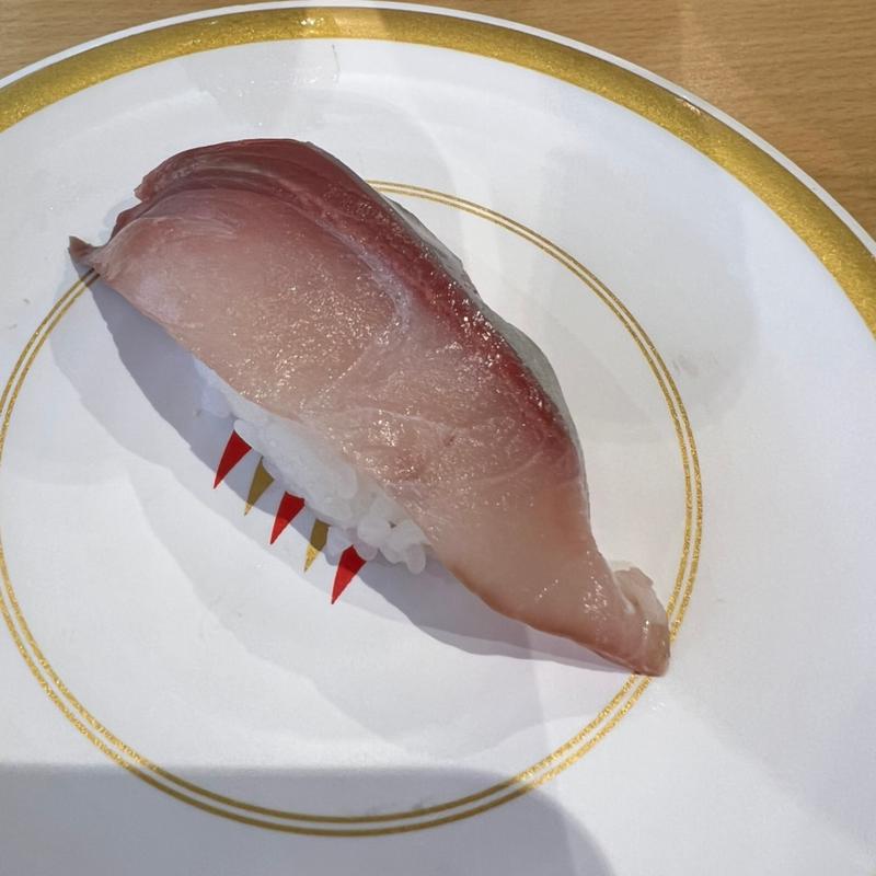 活け〆ハマチ(かっぱ寿司 三木店)