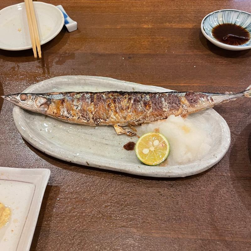 秋刀魚塩焼き(地魚料理 ますだ)