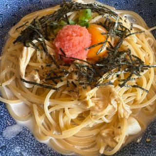 たらこクリームパスタ