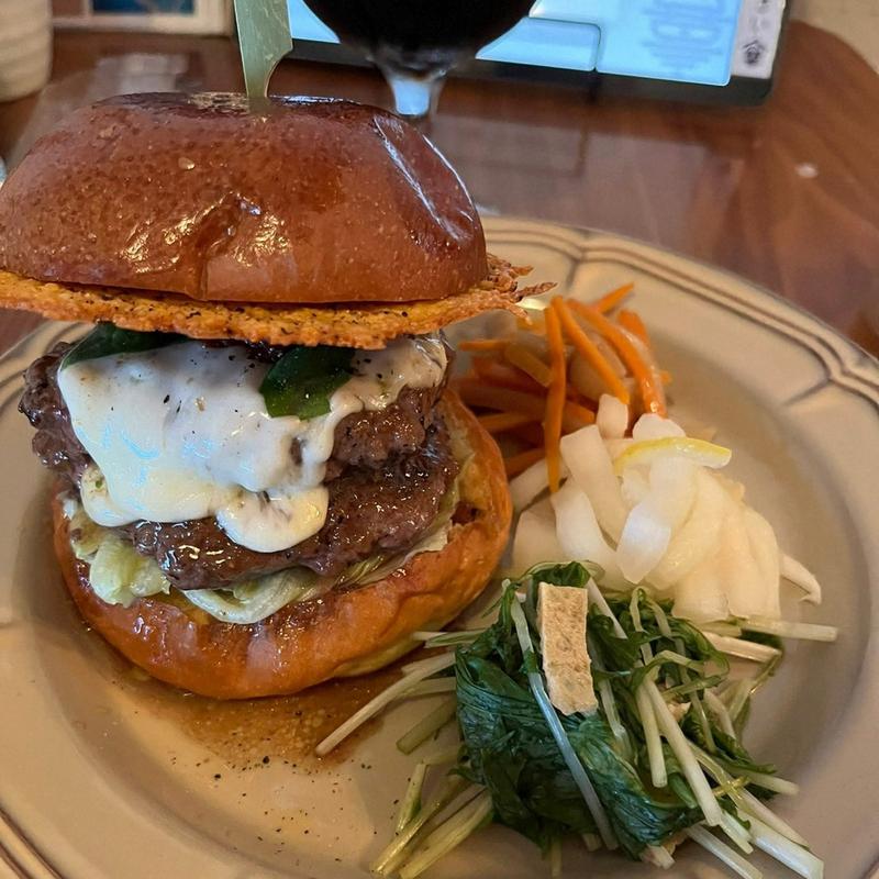 蒲田羽根つきバーガー パテ(KAKUMEI Burger&Cafe)