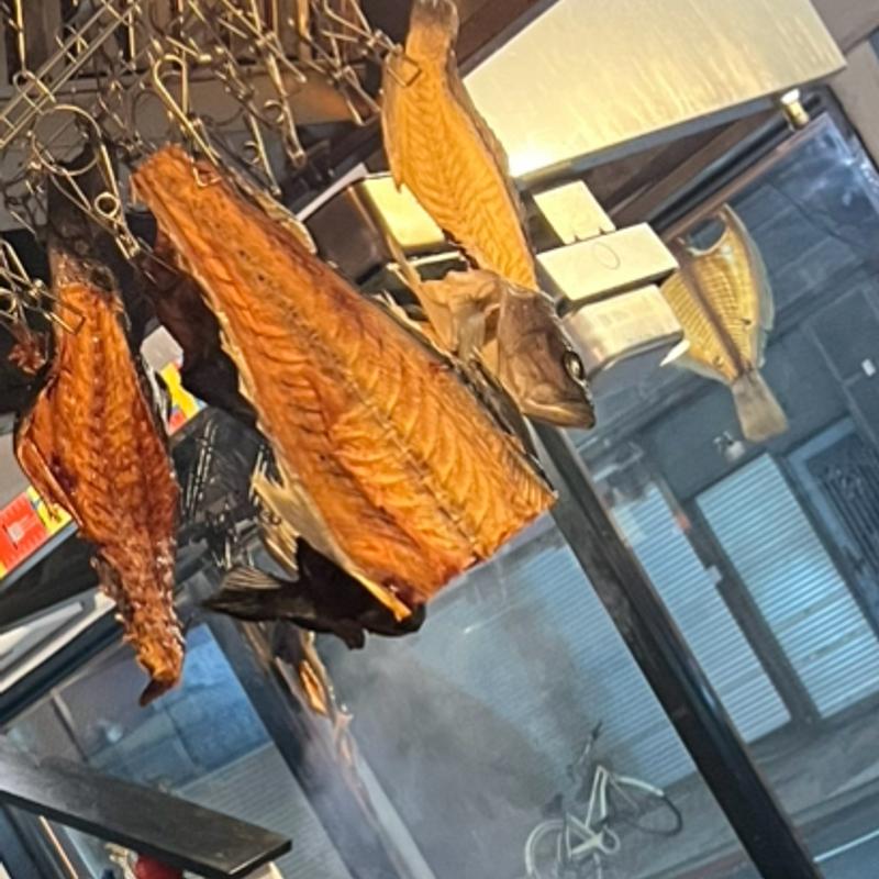 魚骨すき身燻製(ベロ焼きピカソ)