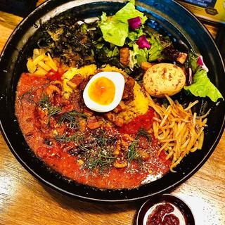 シチリア風冷製イイダコのトマトカレー