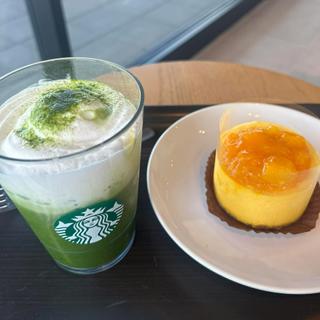 マンゴームースケーキ 涼み抹茶ムースティー