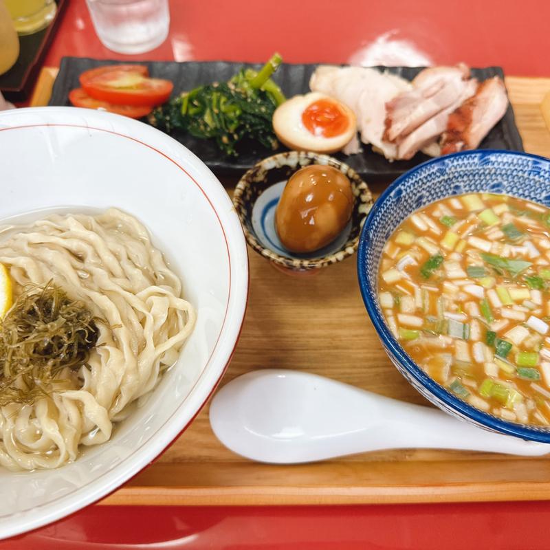 冷やし金ゴマつけ麺手打ち春よ恋昆布水ver.(無添加つけ麺 手打ち中華蕎麦 手づくり餃子 和の華)