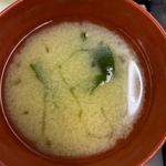 味噌汁(札幌市役所地下食堂)