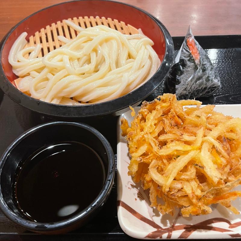 ざるうどん(丸亀製麺袖ヶ浦)