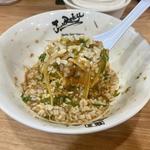 辛味大根の冷やし和えそば 〆ご飯付き(麺屋 丈六)