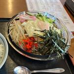 冷やし月見そば 大盛り