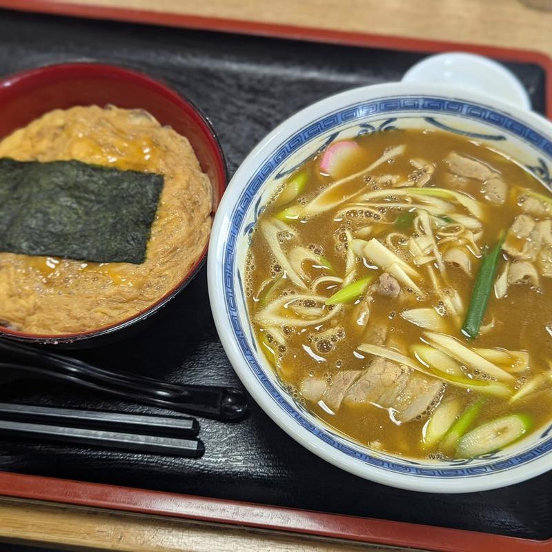 玉子丼セット(カレー中華)(小谷食堂 )