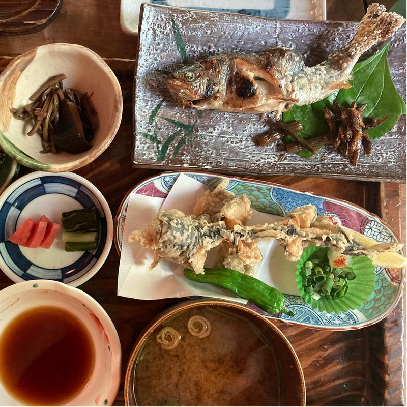 岩魚唐揚げ定食(徳兵衛茶屋 )