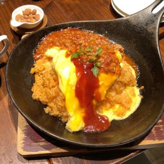鉄板オムライス
