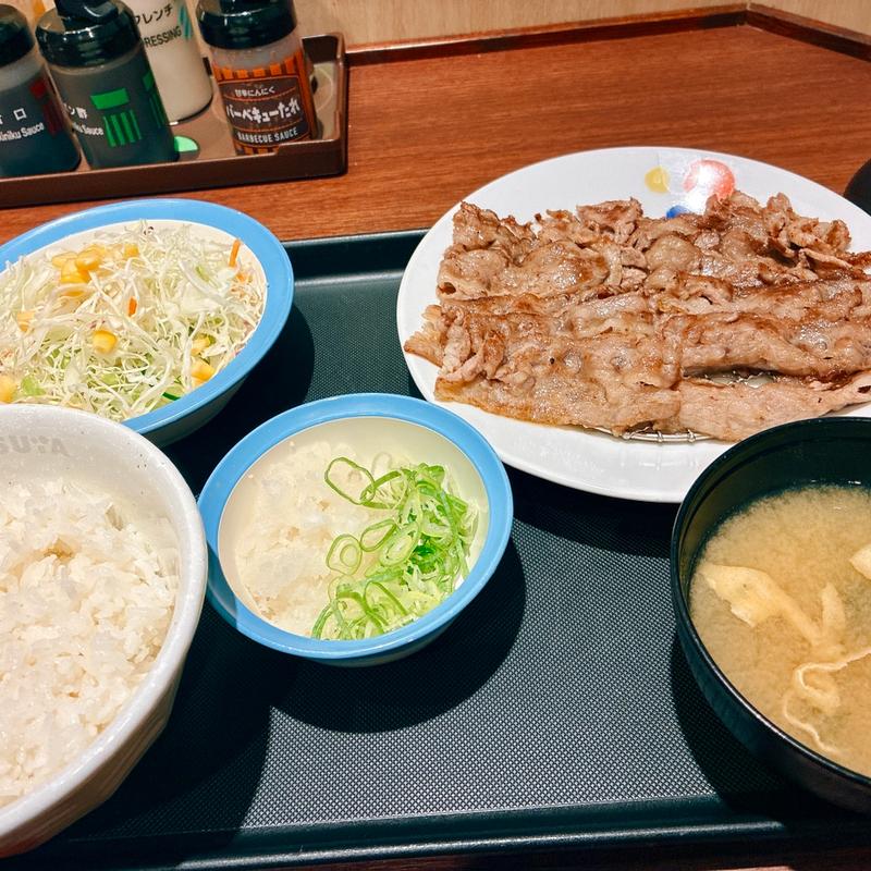 牛焼肉W定食(松屋 中崎町店)