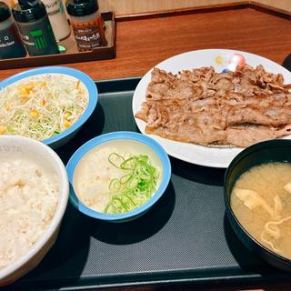 牛焼肉W定食