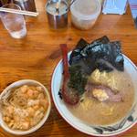 塩ラーメン　半ライス(椿　ラーメンショップ 木立店 )