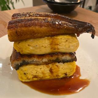 だし巻き玉子うなぎのせ