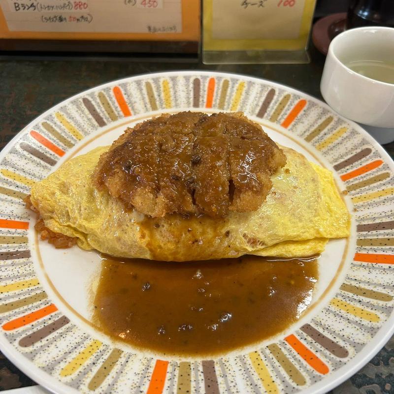 オムライス トンカツ(大井)
