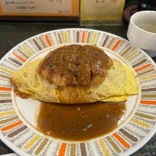 オムライス トンカツ