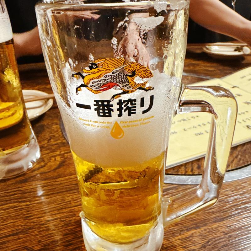 生ビール(たべのみ処 げんたろう商店)