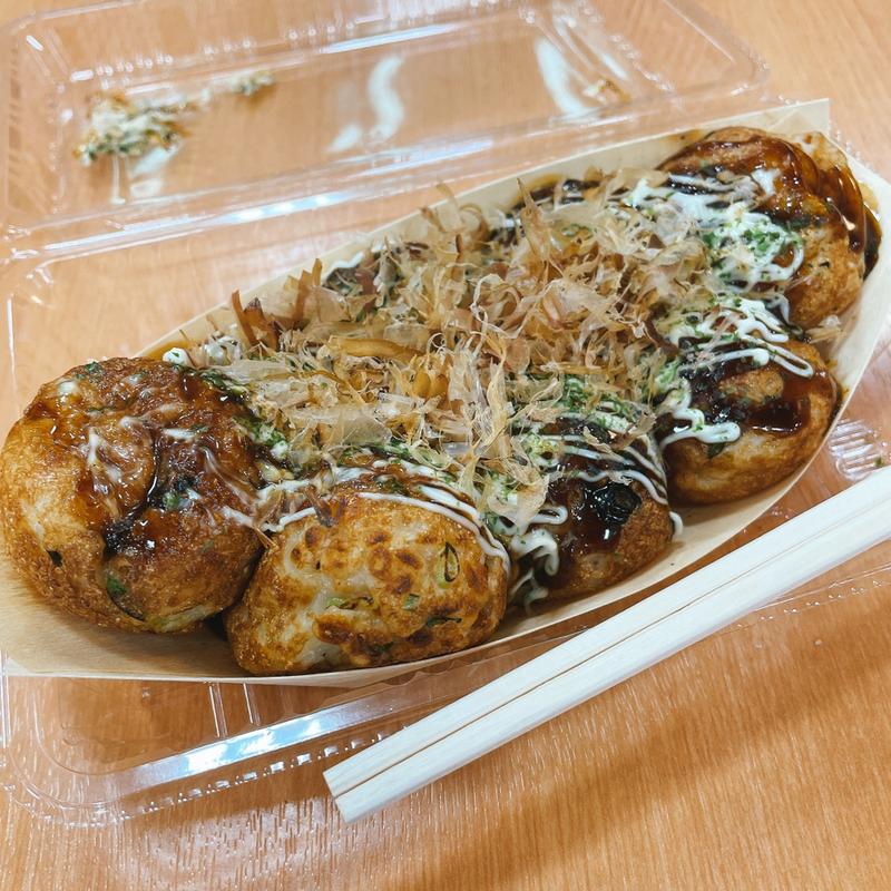 純だこ　甘口ソース　8個(ドットアイ 東金サンピア店 たこ焼き&クレープ)