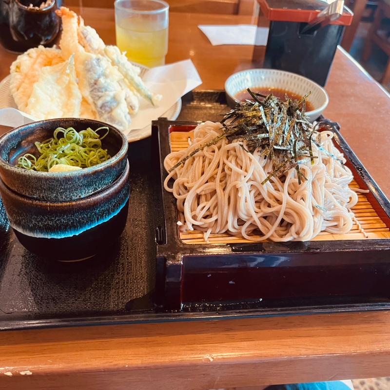 天麩羅ざる蕎麦セット(正八郎うどん)
