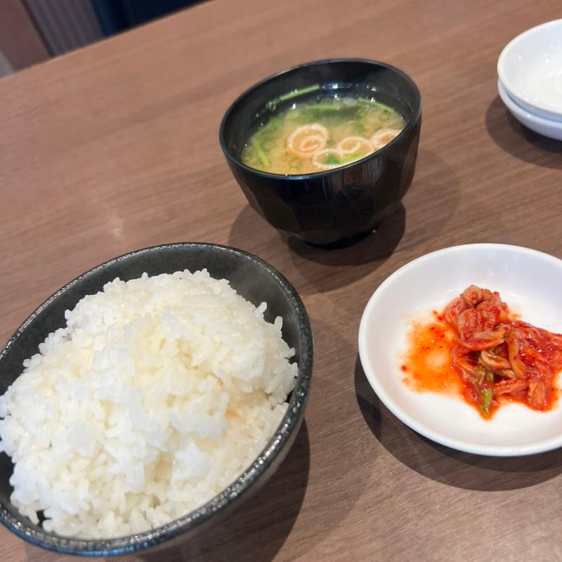 ご飯 味噌汁 キムチ(たにざき)