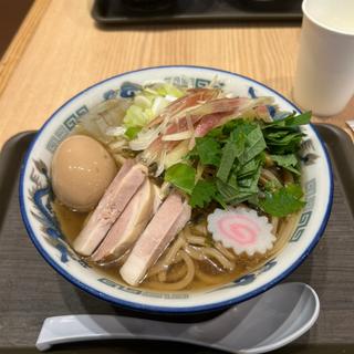 大葉茗荷冷やかけ並、味玉トッピング