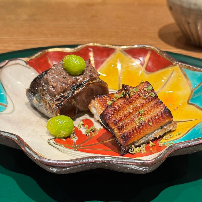 秋刀魚と味噌漬けうなぎ(味処 はやし)