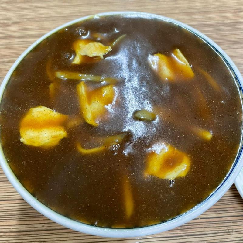 カレー南蛮 大盛り(翁そば)