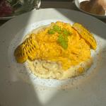 とうもろこしの冷製パスタ