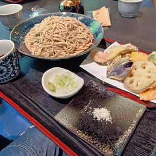 旬菜セット蕎麦(風の庵 （かぜのいおり）)