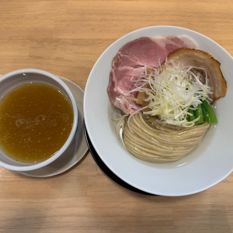 昆布水塩つけ麺(塩らーめん専門店 くじら)