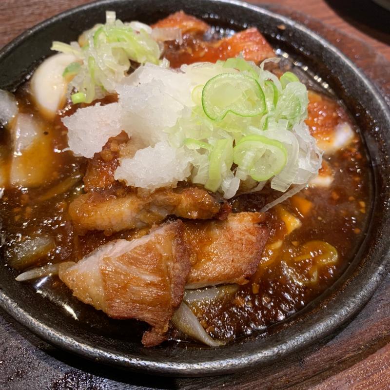 トンテキ鉄板焼きおろしソース(清龍 池袋西口店)