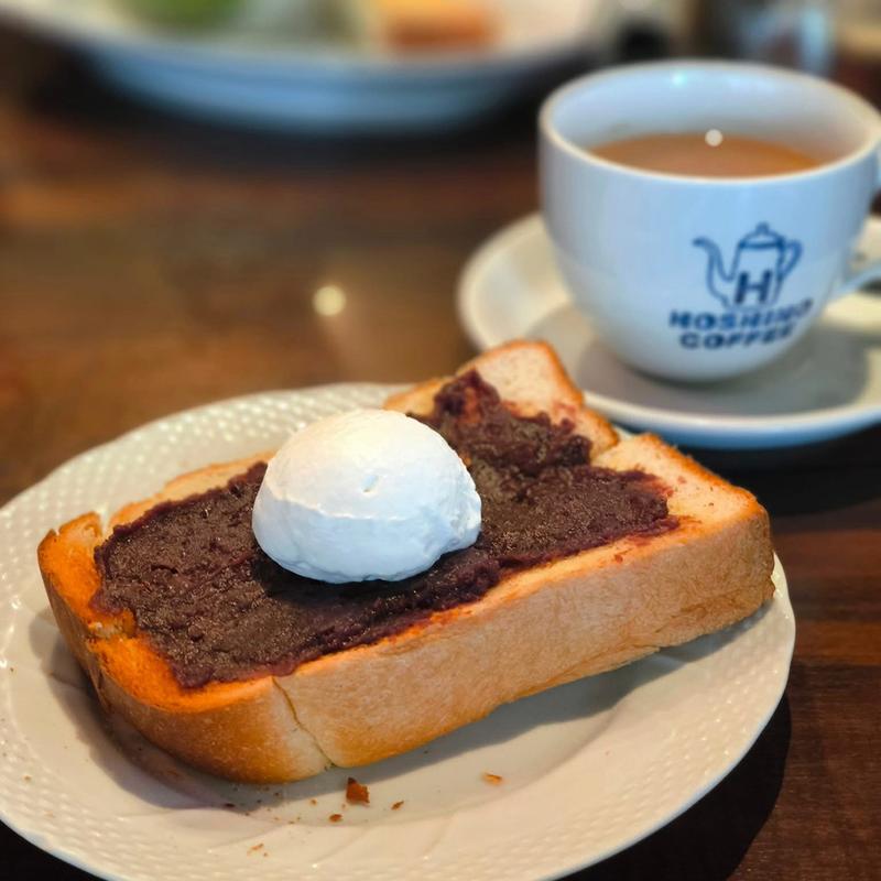 つぶあんホイップクリーム はちみつ豆乳オレ(星乃珈琲店 仙川店)