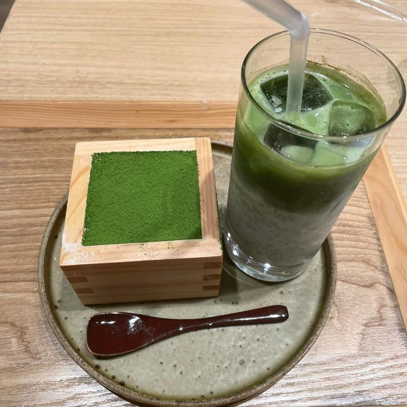 抹茶ティラミス アイス抹茶ラテ(みのりカフェ 京都高島屋 )