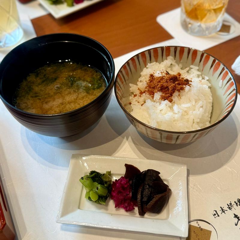 きのとみ御膳　ご飯物(日本料理 きのとみ)