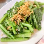 青菜のニンニク塩炒め