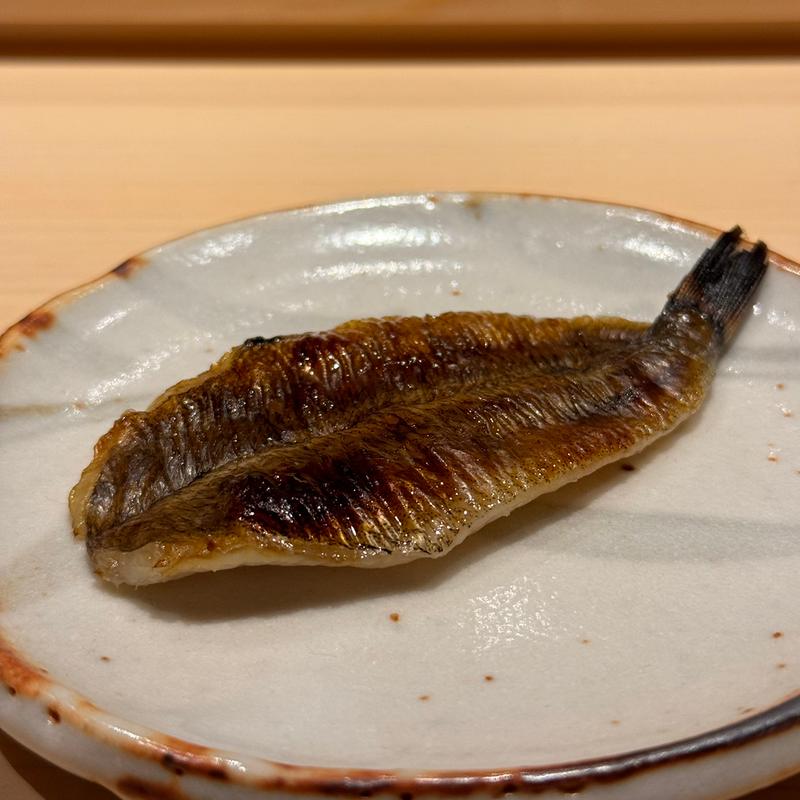 メヒカリの一夜干し(寿司 向月 bekkan)