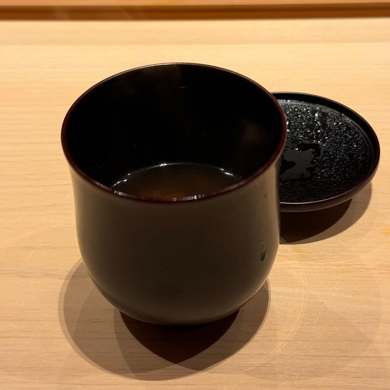 蜆の赤だし(寿司 向月 bekkan)