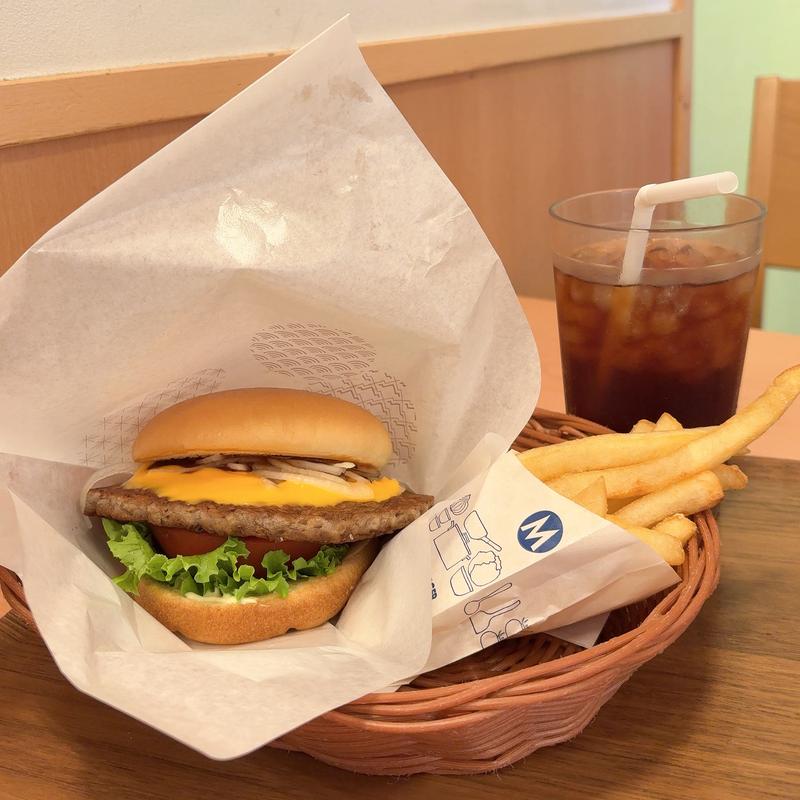 新とびきりチーズ〜北海道チーズ〜セット(モスバーガー平野南港通り店)