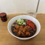 太蕎麦（ゲソ天、紅ショウガ天）