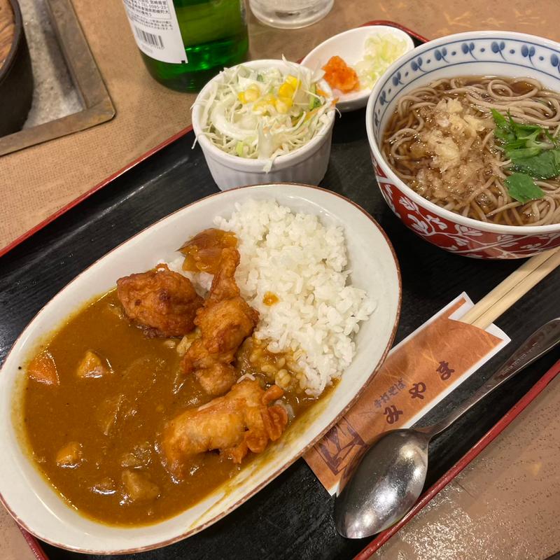 本日のランチ(手打ちそば 深山（みやま）)