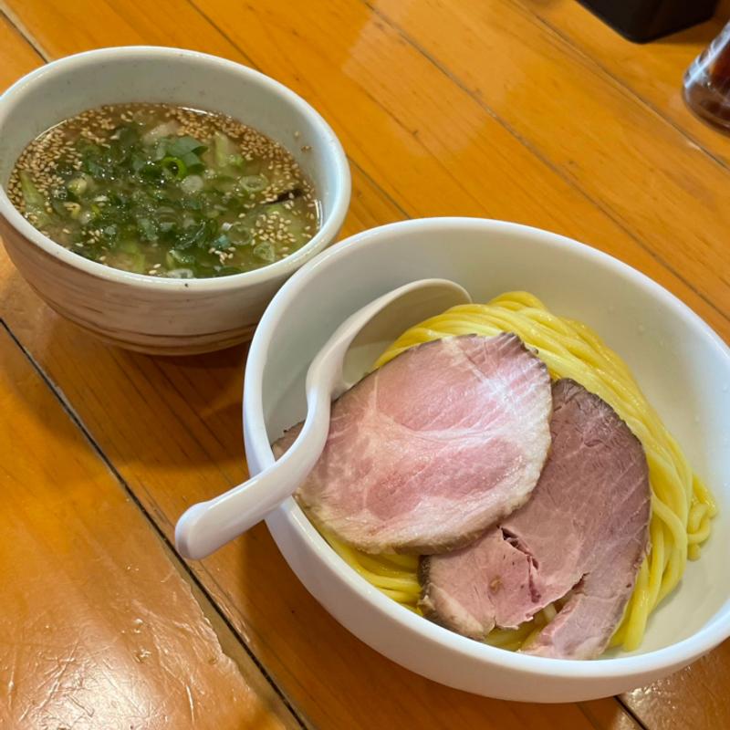 煮干し豚骨つけ麺(山嵐 清田店)