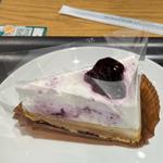 ブルーベリーレアチーズケーキ