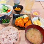 サーモンフライ定食
