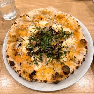 明太子と釜揚げしらすの和風マヨチーズ