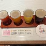 飲み比べ4種　ドラゴンエール　アイピーエー　ヴァイツェン　ミッドナイト