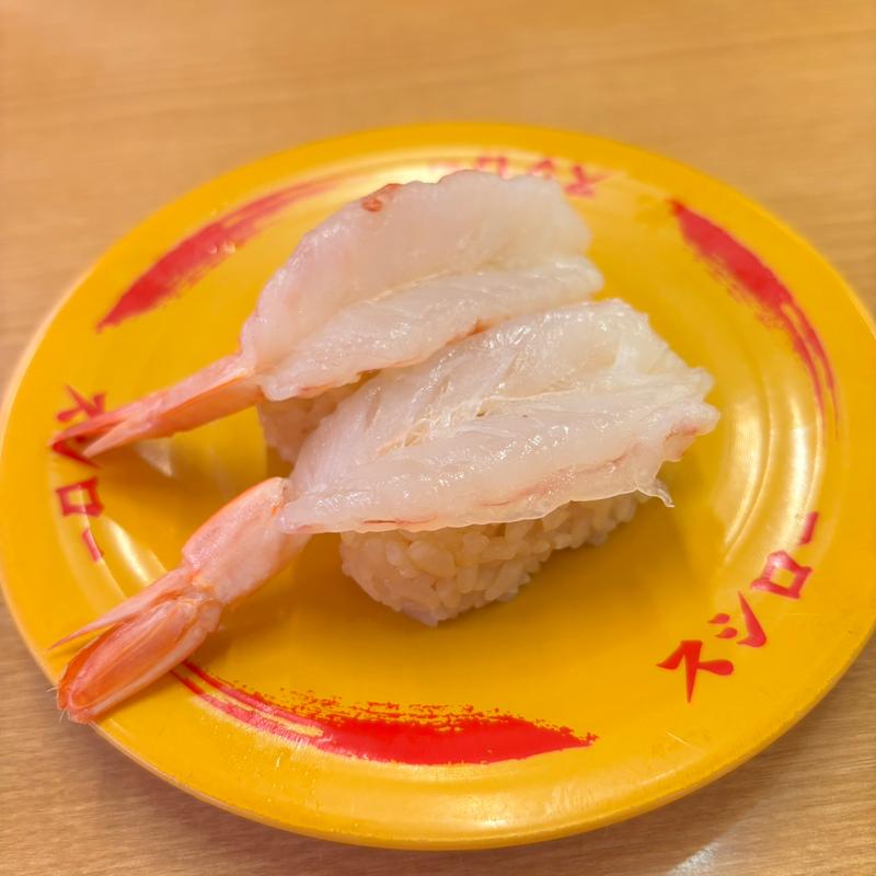 天然赤えび(スシロー 北本店)