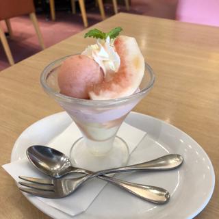フレッシュ桃のちょこっとパルフェ